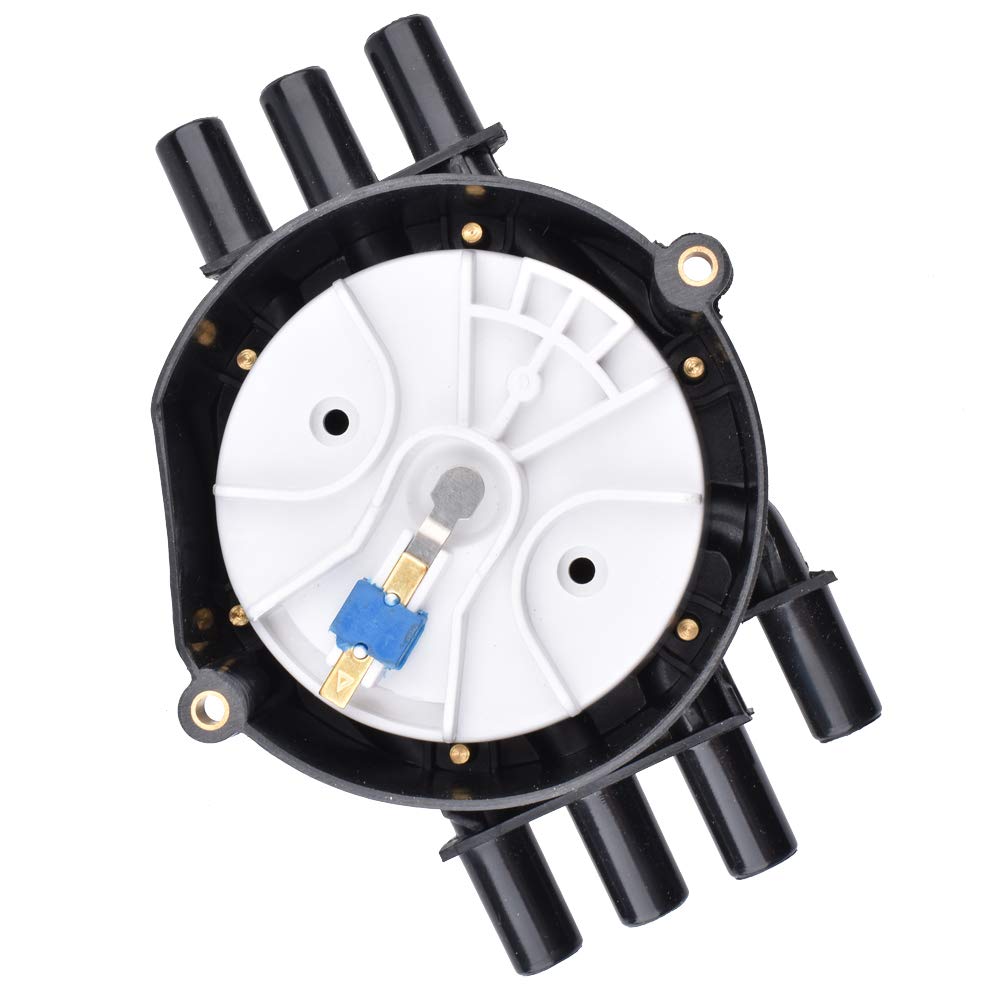 YOMNEE Ignition Distributor Cap and Rotor Kit Brass Terminals For Chevy