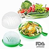 Salad Cutter Bowl, Lettuce cutter, Lettuce bowl, Vegetable Chopper, Salad Shooter, Cutter for Lettuce or Salad Chopper for Salad in 60 Seconds by Angel Love