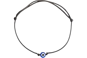 kelistom Evil Eye Anklet Bracelet for Women Men Handmade Simple String Waterproof Ankle Bracelets for Women Minimalist Jewelry Adjustable