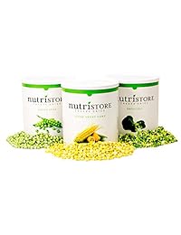 freeze dried Veggie 120 Servir Sample Pack 1 Mes S