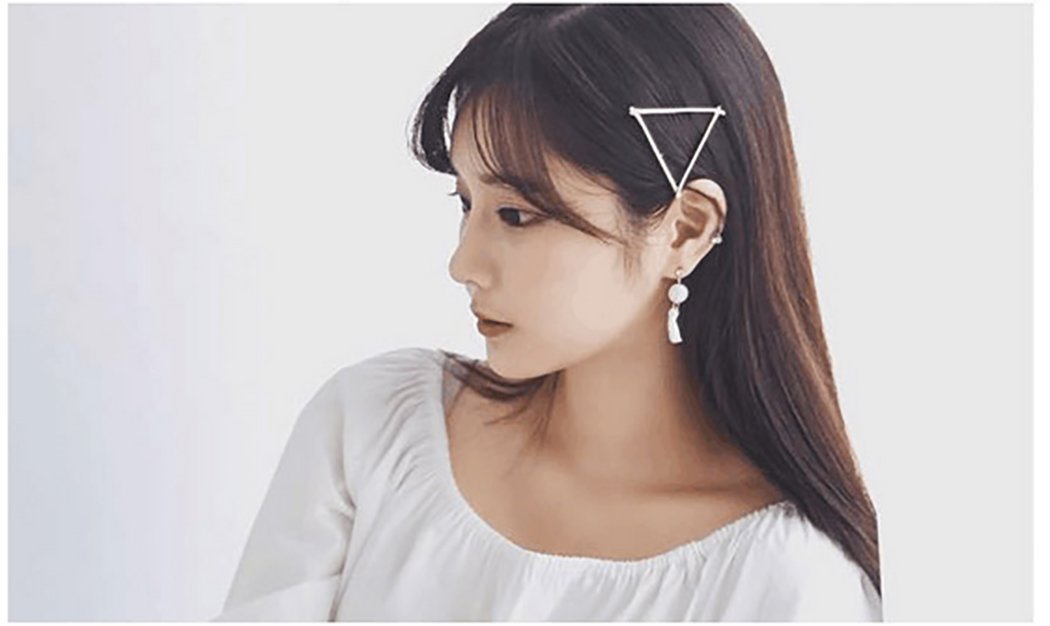 Hair Clip for Women, Fascigirl 8pcs Vintage Hair Barrettes Hair Pins Moon Triangle Circle Butterfly Hair Clips for Girls Thick Hair Styling Hair Accessories