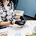 AMMEX Black Nitrile Exam Gloves, Case of 1000, 3 Mil, Size Medium, Latex Free, Powder Free, Textured, Disposable, Non-Sterile, Food Safe, ABNPF44100