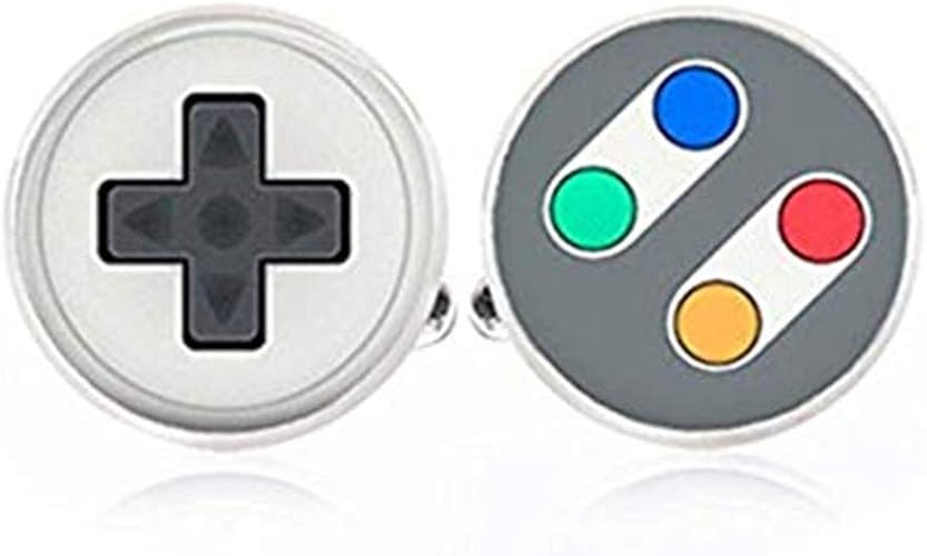 Amazon ビデオゲームのリモートボタンカフス 手作りカフス ギフト用 男性用のビデオゲームカフス カフス 通販