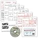 1099 Misc Tax Forms 2021 - Tangible Values 4-Part Kit with Envelopes - TaxRight (Formerly TFP) Software Included, 50 Pack
