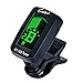 Guitar Tuner Digital Tuner Clip-On for Acoustic Electric Chromatic Bass Violin Guitars Ukulele Large Clear Colorful LCD Display 360 Degree Rotating Auto Power Off Battery Included