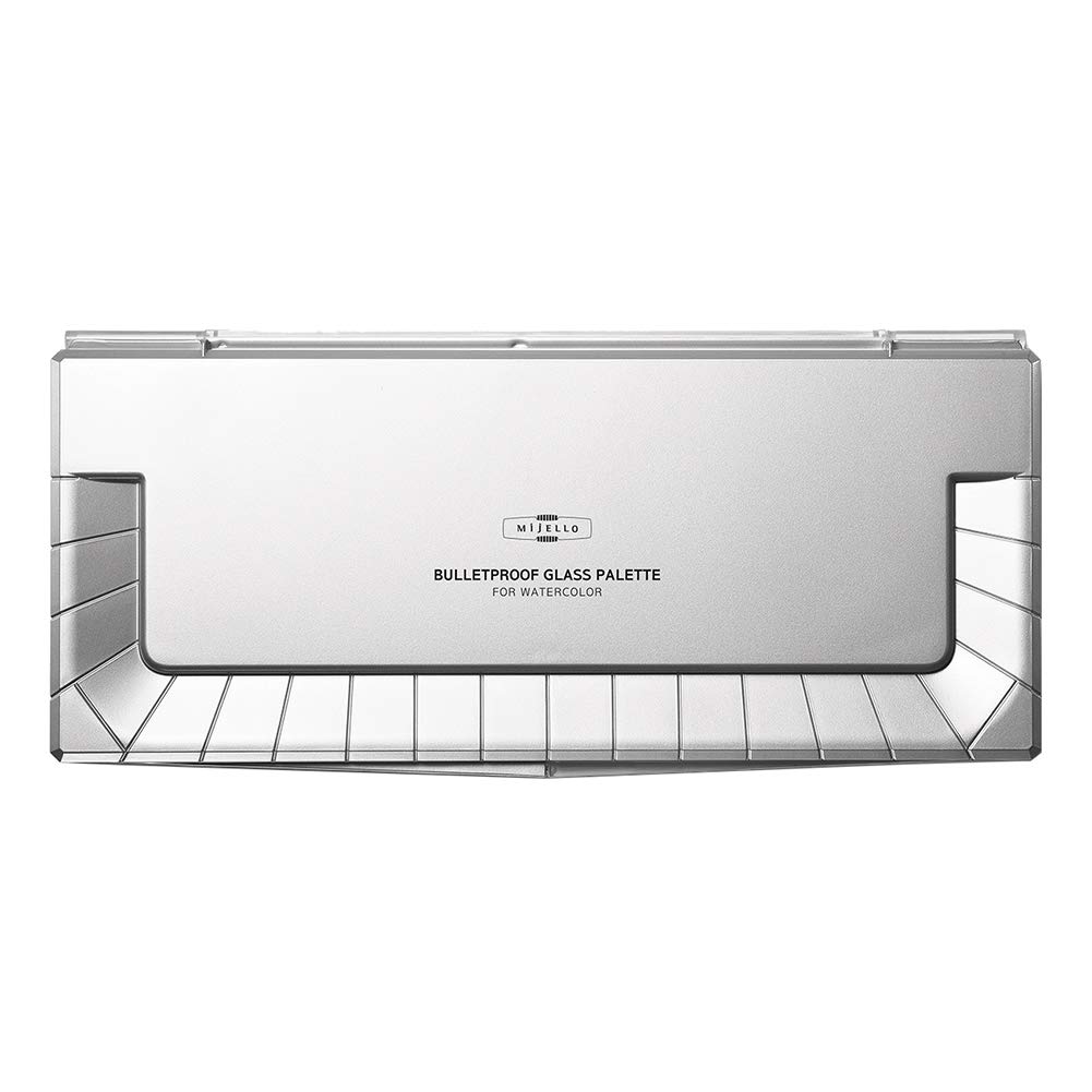 New Mijello Bulletproof Glass Palette for Watercolor 36 Colors