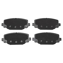 TRQ Rear Brake Pads Ceramic Compatible with