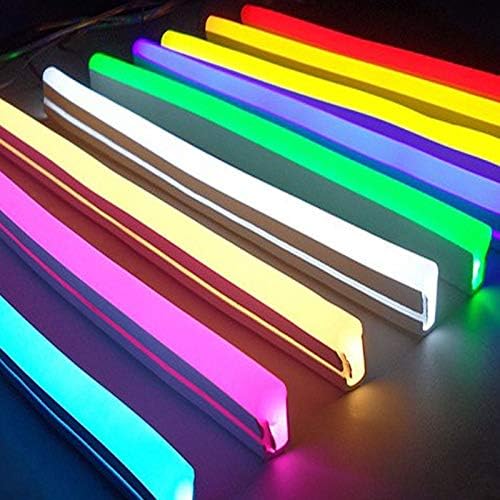 BZAHW DC 12V Flexible Led Strip Neon Tape SMD 2835 Soft Rope Bar Light SMD 2835 Silicon Rubber Tube Outdoor Waterproof Lighting BZAHW (Emitting Color : Blue-2m)