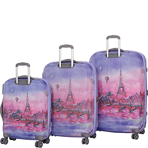 it luggage Ionian Classic 8 Wheel Paris Baloons 3 Piece Set, Lilac