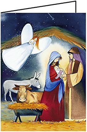 Biglietti Di Natale Biglietti In A6 10er Pack Nascita Di Gesu Cristiano Pieghevole Biglietto Di Auguri 10 Pz Con Buste Amazon It Cancelleria E Prodotti Per Ufficio