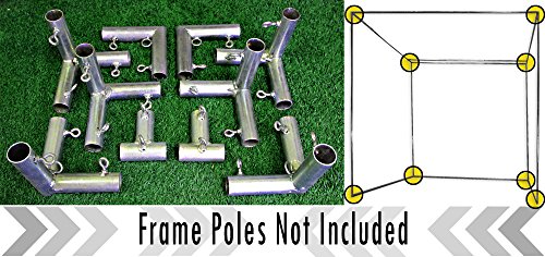 Cimarron Outdoor Sports Gaming Accessories 10x10x10 Golf Frame Corner Kit