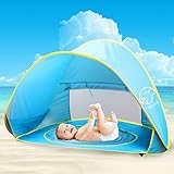 Baby Beach Tent Nequare Pop Up Tent Baby Beach Pool Sun Shelter UV Protection Beach Shade for Baby and Family