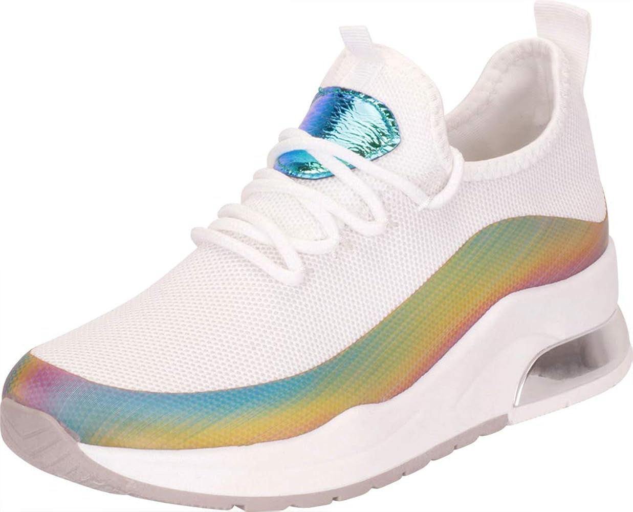iridescent platform shoes