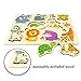 QUOKKA Toddler Puzzles Ages 2-4 – Wooden Puzzles for Kids 1-3-5 Year Old – Learning Travel Game with Numbers Animals Shapes – Wood Educational Gift for Boys and Girls