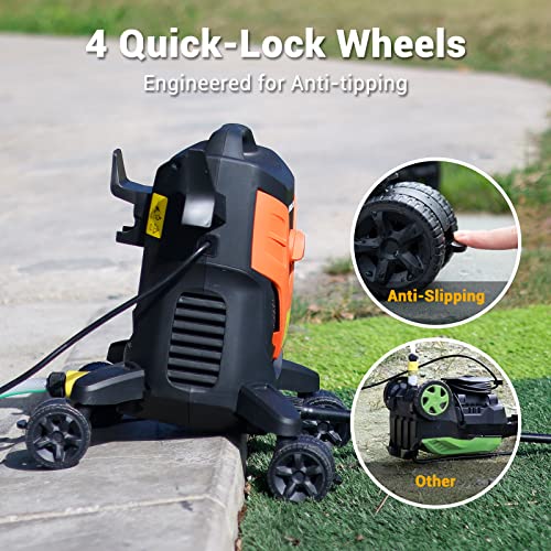 Rock Rocker Powerful Electric Pressure Washer 1950psi Max 1 58 Gpm