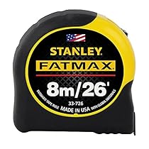 Stanley 33-726 8m/26-Feet by 1-1/4-Inch FatMax Metric/Fractional Tape Rule