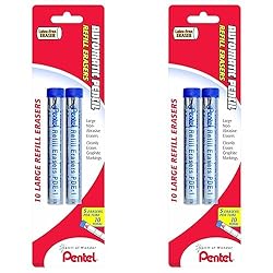 Pentel PDE1BP2 Refill Eraser for AL, AX and PD