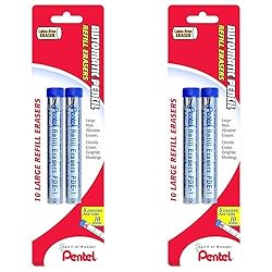 Pentel PDE1BP2 Refill Eraser for AL, AX and PD