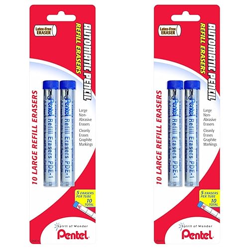 Pentel PDE1BP2 Refill Eraser for AL, AX and PD