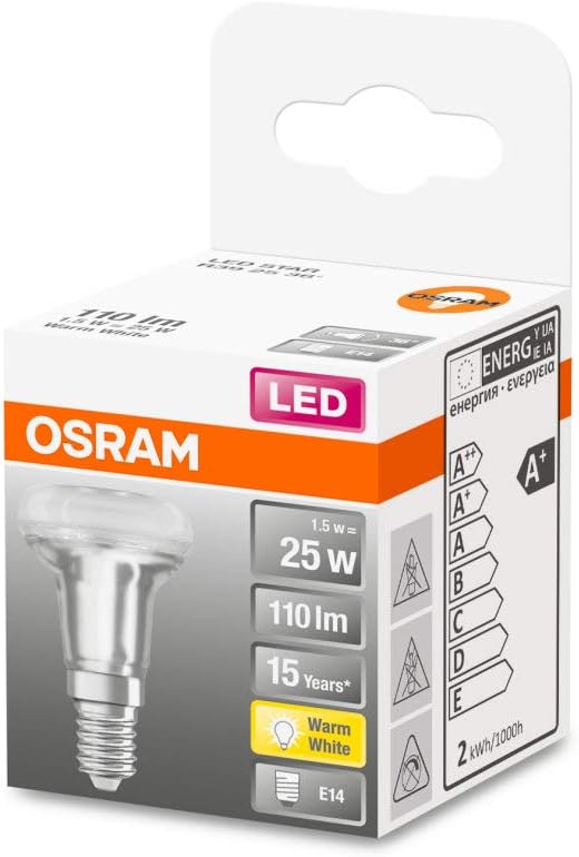 OSRAM LED Lamps, Reflector, 1.5 W, Set of 10, 25 W-Replacement - Image 4
