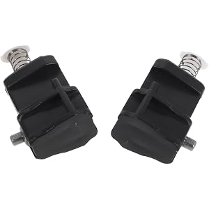 Operitacx 2pcs Replacement Luggage Handle Locking Clips for Suitcase Repair, Sturdy Metal and Plastic Latch Hardware with Eas