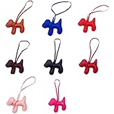 Leather dog bag charm keychain puppy bag purse pendantcute fashion bag accessories for women