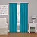 ECLIPSE Blackout Thermal Rod Pocket Window Curtain for Bedroom or Nursery (1 Panel)
