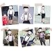 Livingston Suspenders for Kids Elastic Y-Back Strong Clips Braces, Black, 22 inches