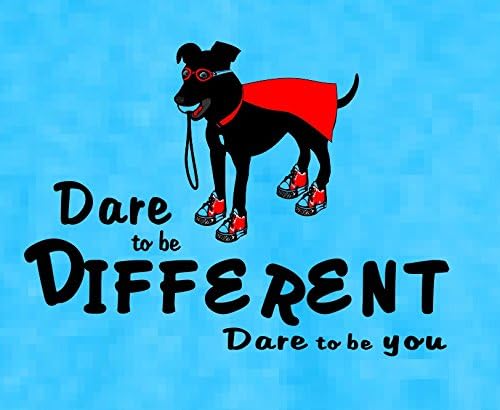 ADULT DOG LOVER T-SHIRT ♦ DARE TO BE DIFFERENT ♦ ALL SIZES (XL)