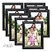 8x10 Picture Frame, Classic Black 8 by 10 Photo Frame Set of 8 for Home Family Office Wall Decor, Wall or Tabletop Display