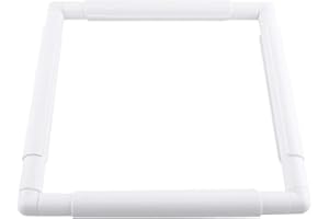 Q Snap Frame Cross Stitch, Akozon Universal Clip Frame, Square Plastic Embroidery Cross Stitch Frame for Embroidery, Quilting