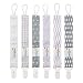 Babygoal Pacifier Clips for Boys, 6 Pack Pacifier Holder Fits Most Pacifier Styles &Teething Toys and Baby Shower Gift 6PS09 primary