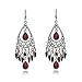 Vintage Retro Style Tassels Dangle Earring Fashion Chandeliers Earrings EAG080 (Red)