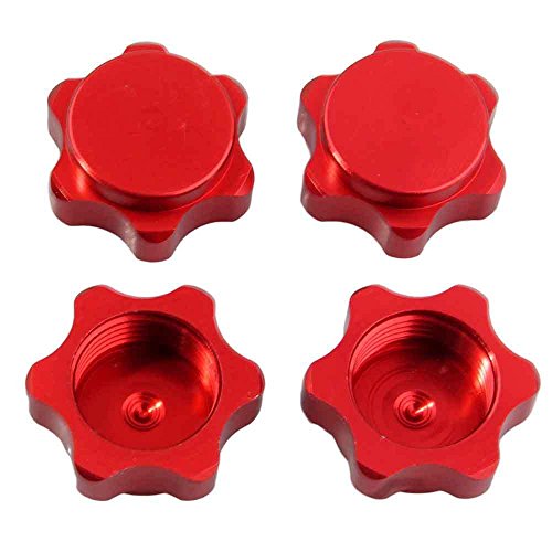 Wall of Dragon 4 pcs 17mm Wheel Hub Hex Nut Fine Anti-dust Cover for 1/8 RC Car buggy truck upgraded hop-up Parts