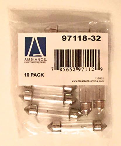 Bundle of 10 - 97118-32 5w Xenon Festoon Clear Bulb