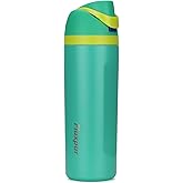 Fluxpur Insulated Water Bottle Sports Stainless Steel Water Bottle with Straw Travel Leakproof,24 Oz,Green 10