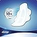 Always Infinity Overnight Size 4 Thin Night Time Pads with Flexi-Wings Flexible Wings and FlexFoam, Unscented, 40 Count. 2 Pack (Includes 80 Pads). Most Absorbent. Absorbs 10X.