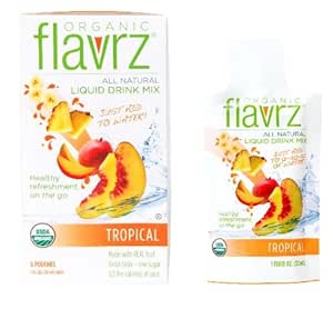 Amazon.com : Flavrz Organic Drink Mix Concentrate, Tropical, 6-Count