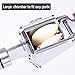 Garlic Press Stainless Steel Professional Garlic Press with Garlic Peeler Silicone Tube Roller and Cleaning Brush Bonus, Garlic Crusher/Mincer/Chopper - Large Capacity, Easy Squeeze