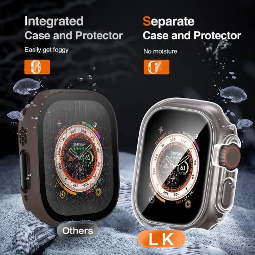 [3+1] LK 3 Pack for Apple Watch Ultra Screen Protector 49mm & Hard PC
