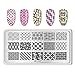 BORN PRETTY 8pcs L001-008 Nail Art Stamp Stamping Template Image Plates