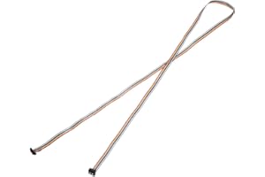 MECCANIXITY IDC Rainbow Wire Flat Ribbon Cable 2.54mm Pitch 10 Pin Connection Line FC Dual Female Black Connector for DIY Exp