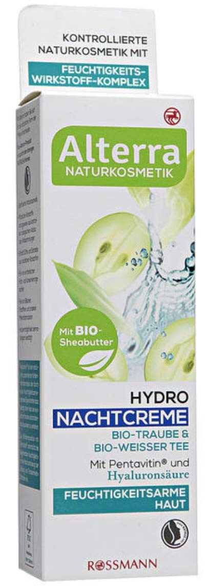 Alterra Hydro Night Cream for Low Moisture Skin 50 ml