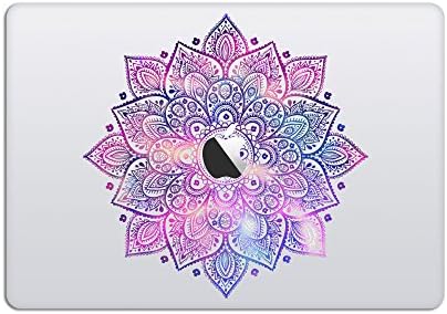 Artsybb Mandala Removable Vinyl Decal Sticker Skin for Apple MacBook 12" Mac Retina Laptop (2016 - 2017) (Milky Way 2 - Purple Blue)