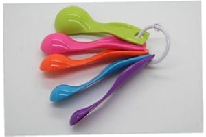 5 Pcs Tablespoon Measure Spoon Gram Tea Tablespoon Plastic Set Attractive design