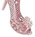 Glittery High Heel with Bow Hanging Christmas Ornament