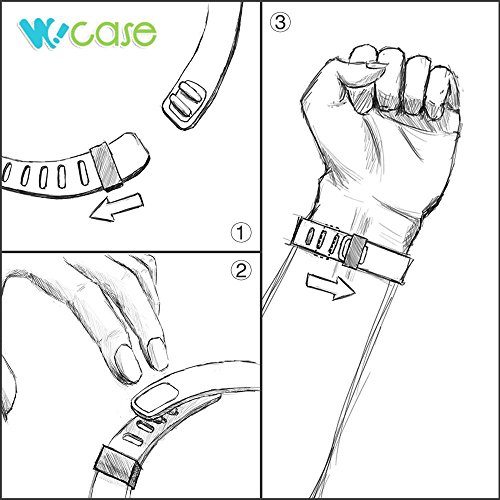 WoCase OneBand (Old Version) Fitbit ONE Accessory Wristband Bracelet (Vibrant Pack of 3,One size, Fits Most Wrist) for Fitbit ONE Activity and Sleep Tracker (Turn Your Fitbit ONE into Wearable FLEX/FORCE/CHARGE)