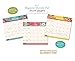 Orange Circle Studio 2017 Magnetic Monthly Calendar Pad, Secret Garden (18527)