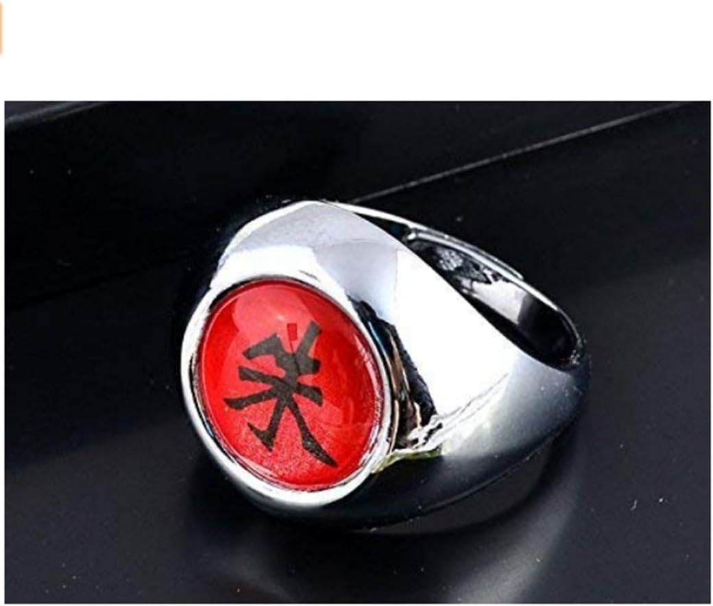 MUEKA Naruto Ninja Uchiha Itachi Costume Ring Cosplay Accessories Cosplay Anime Ring