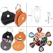 Guitar pick Holder Case Leather Keychain and Guitar picks Guitar Strap Locks